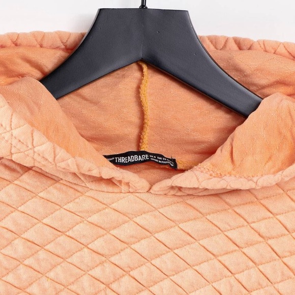 ASOS Threadbare Maddox Crop Quilted Hoodie - Picture 3 of 8